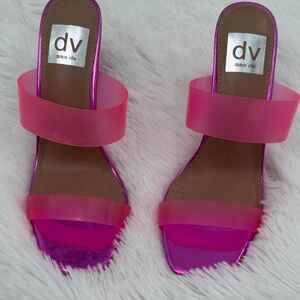 Dolce Vita Fuchsia Heeled Sandals